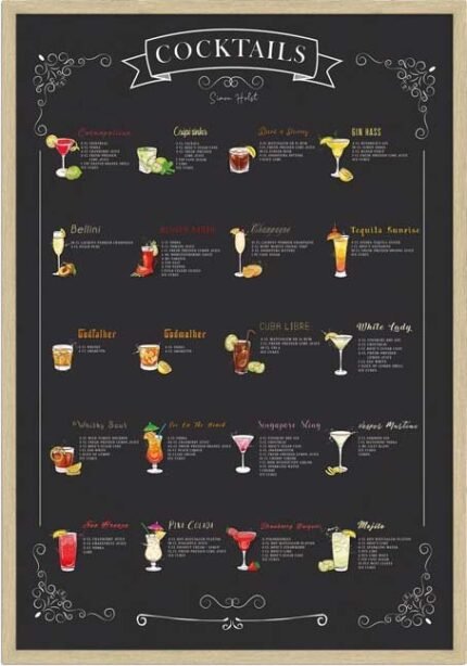 Cocktail Plakat