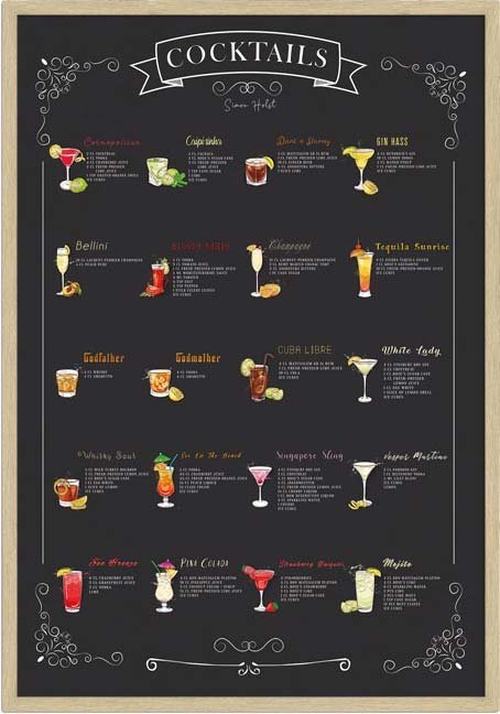 Cocktail Plakat