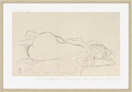 Reclining Nude with Drapery Backview