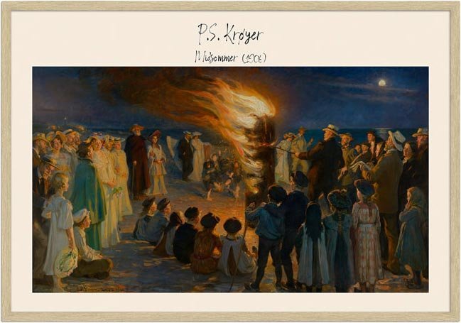 Sankt Hansblus på Skagen Strand (1903)