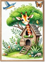 Giraf Plakat