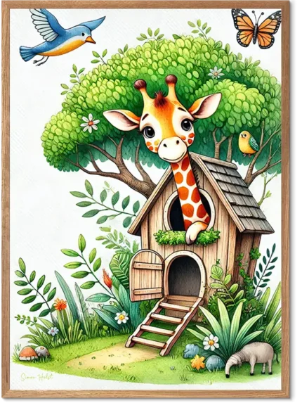 Giraf Plakat