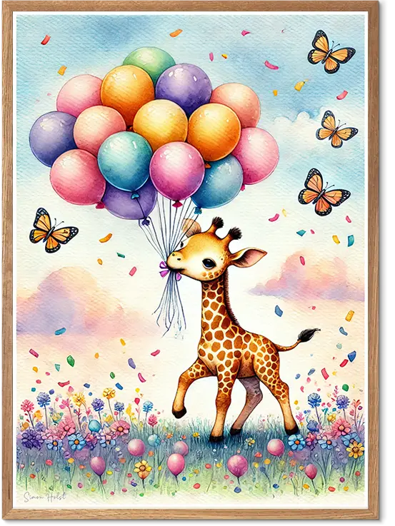 Giraf Plakat