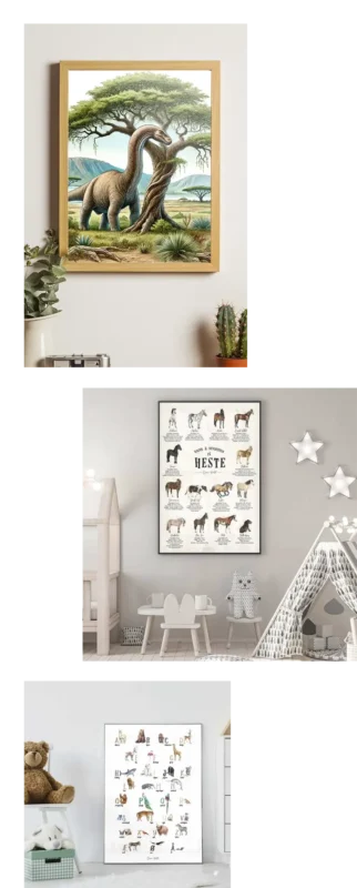 Plakater til børneværelset fra SimonHolst.dk