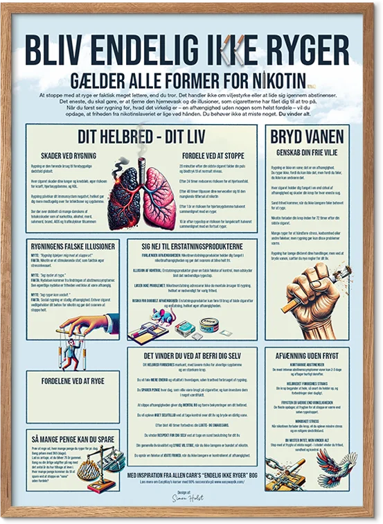 Endelig Ikke Ryger Plakat