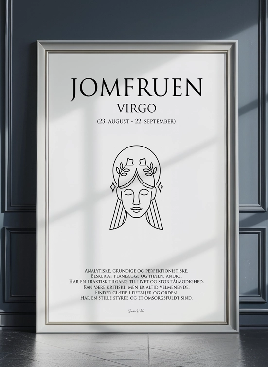 Jomfruen Stjernetegn Plakat