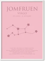 Jomfruen Stjernetegn Plakat