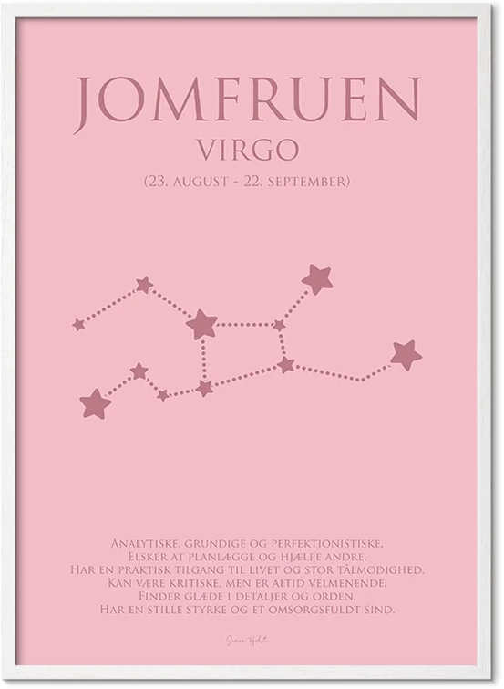 Jomfruen Stjernetegn Plakat