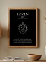 Løven Stjernetegn Plakat