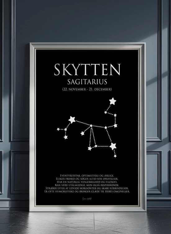 Skytten Stjernetegn Plakat