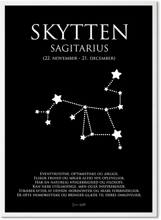 Skytten Stjernetegn Plakat
