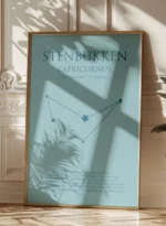 Stenbukken Stjernetegn Plakat