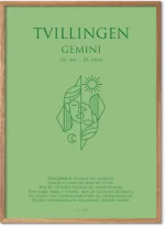 Tvillingen Stjernetegn Plakat