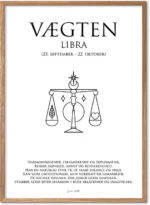 Vægten Stjernetegn plakat
