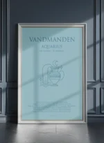 Vandmanden Stjernetegn Plakat