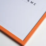 Orange Egetræsramme