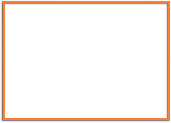 Orange Egetræsramme