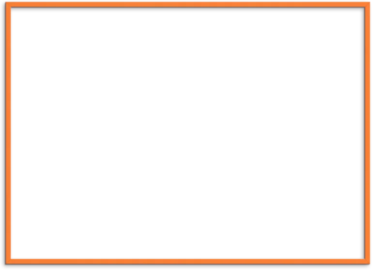 Orange Egetræsramme